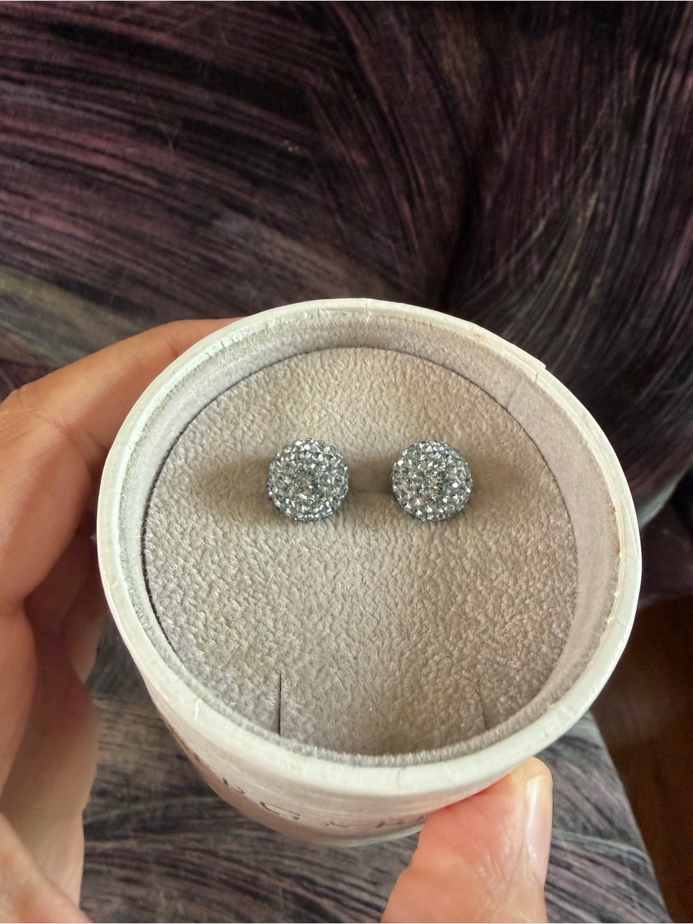 Hillberg & Berk Sparkle Ball Stud Earrings